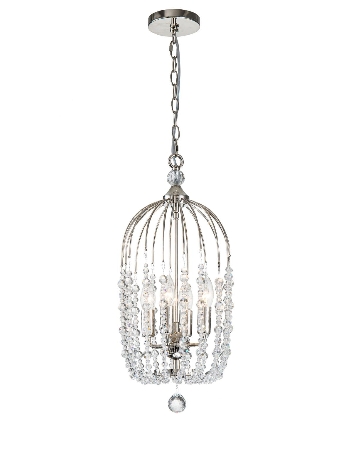 Evelyn 4 Light 24CM NICKLE